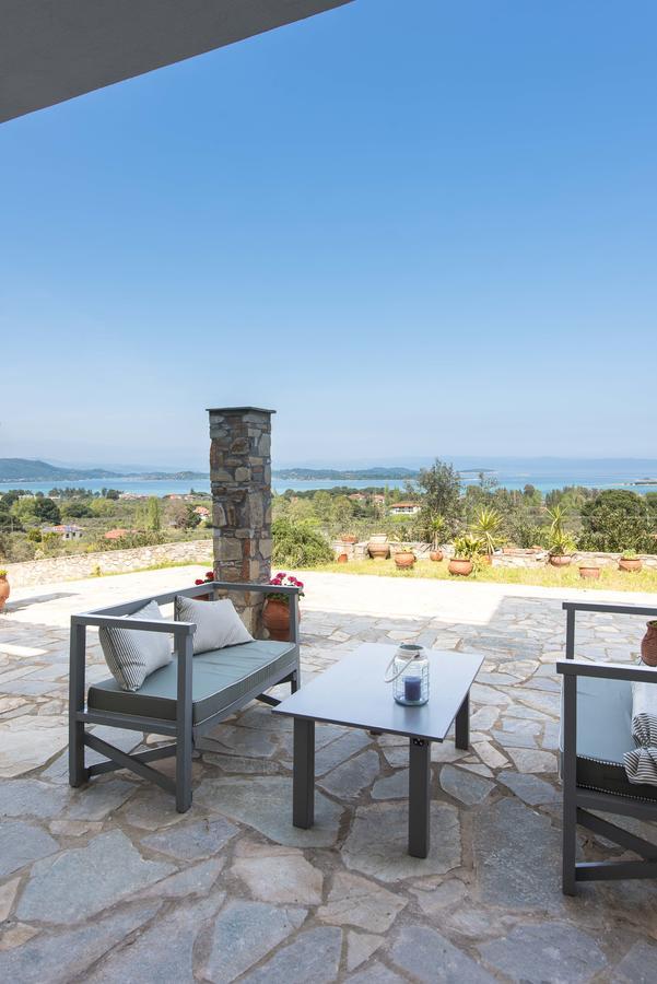 Vourvourou Sea View Villa Bagian luar foto